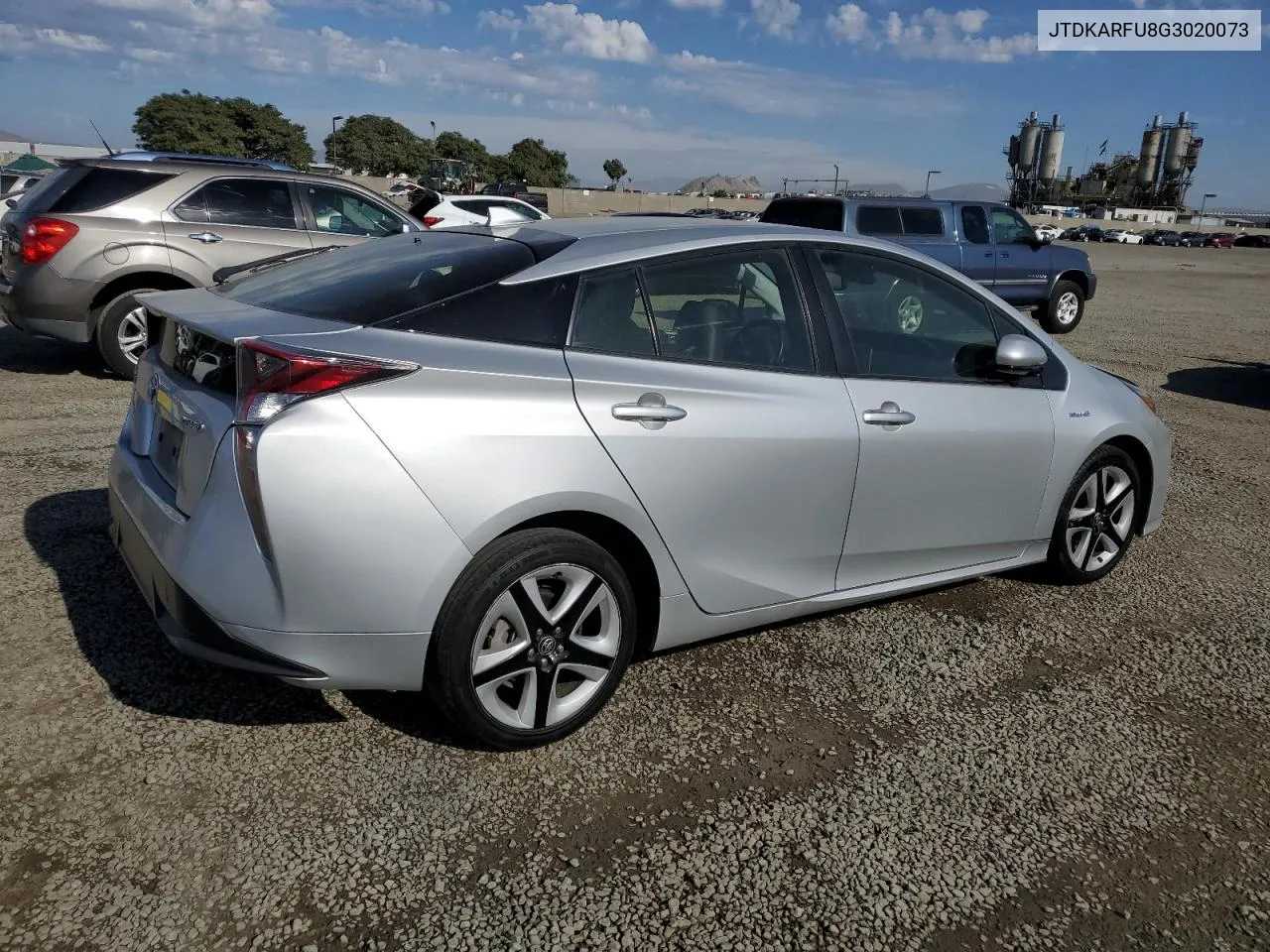 2016 Toyota Prius VIN: JTDKARFU8G3020073 Lot: 67959904