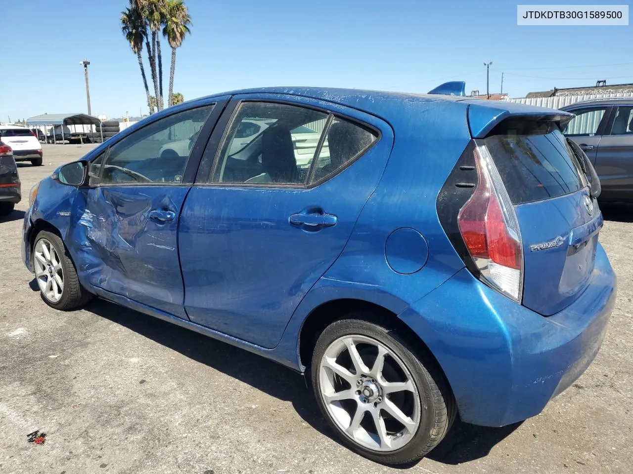 2016 Toyota Prius C VIN: JTDKDTB30G1589500 Lot: 68147704