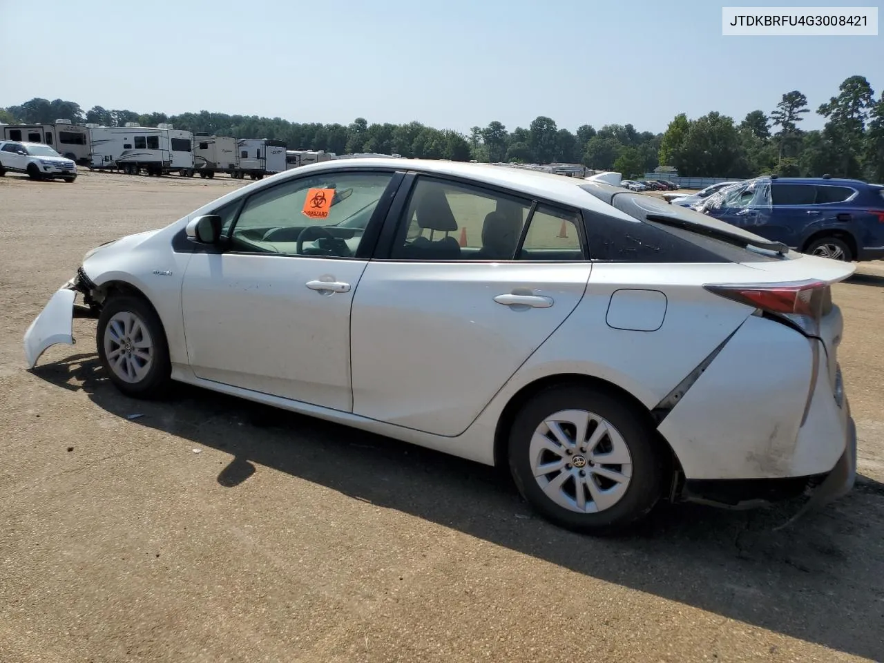 2016 Toyota Prius VIN: JTDKBRFU4G3008421 Lot: 68227684