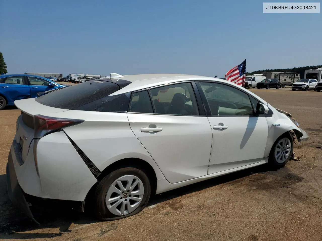 2016 Toyota Prius VIN: JTDKBRFU4G3008421 Lot: 68227684