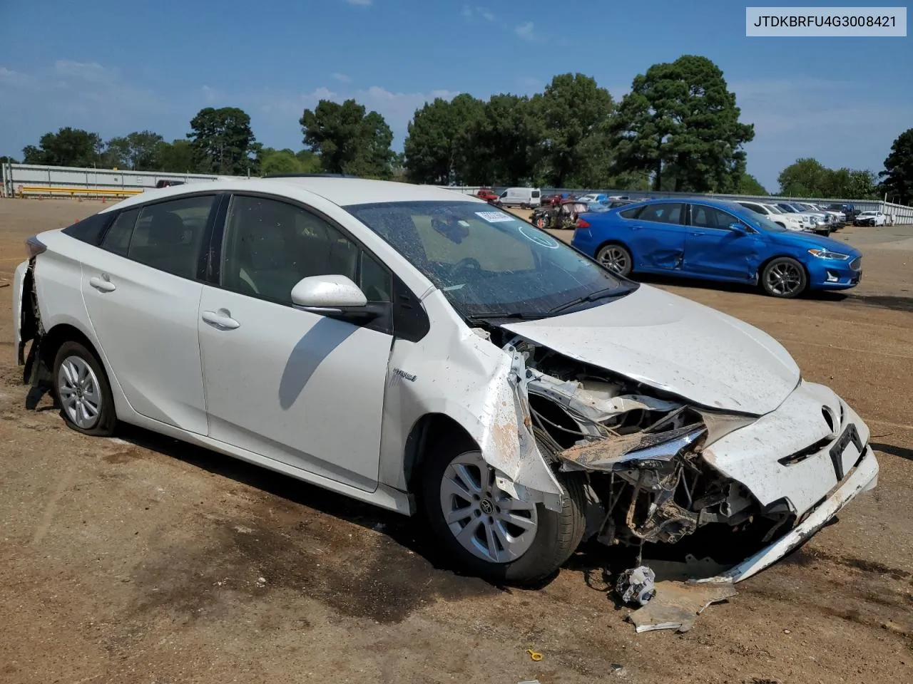 2016 Toyota Prius VIN: JTDKBRFU4G3008421 Lot: 68227684