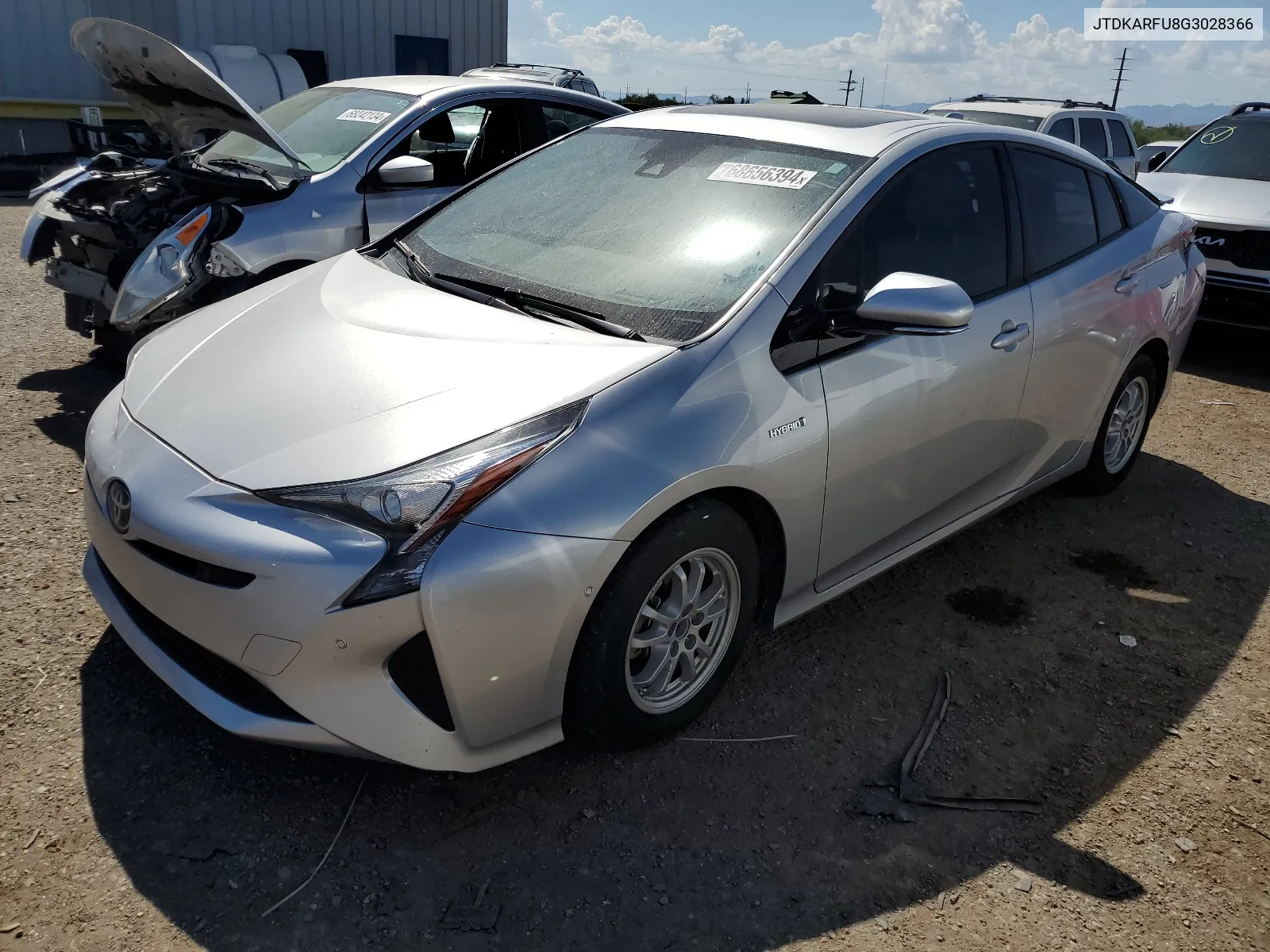 2016 Toyota Prius VIN: JTDKARFU8G3028366 Lot: 68656394