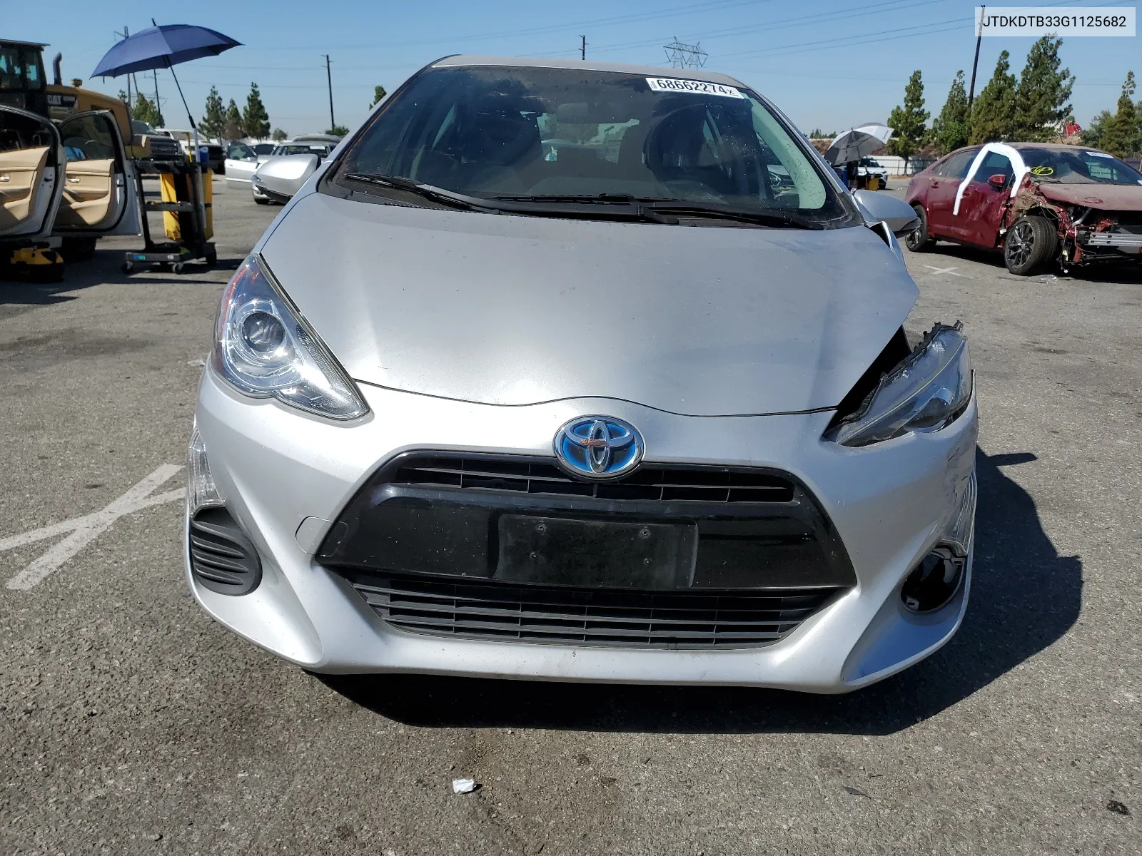 2016 Toyota Prius C VIN: JTDKDTB33G1125682 Lot: 68662274