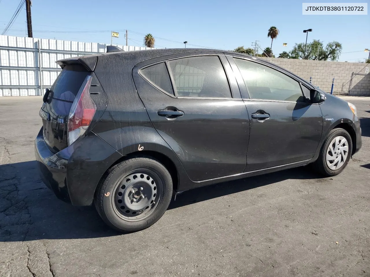 2016 Toyota Prius C VIN: JTDKDTB38G1120722 Lot: 68701764