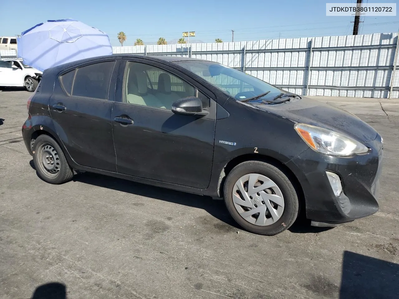 JTDKDTB38G1120722 2016 Toyota Prius C