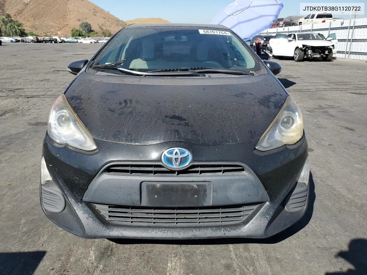 JTDKDTB38G1120722 2016 Toyota Prius C