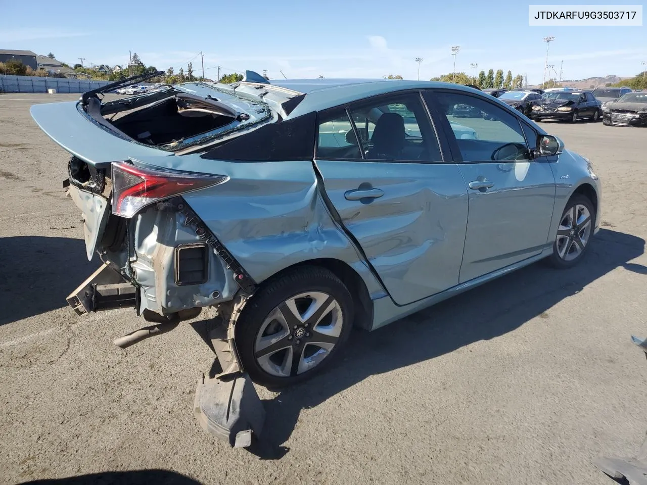 2016 Toyota Prius VIN: JTDKARFU9G3503717 Lot: 68930294