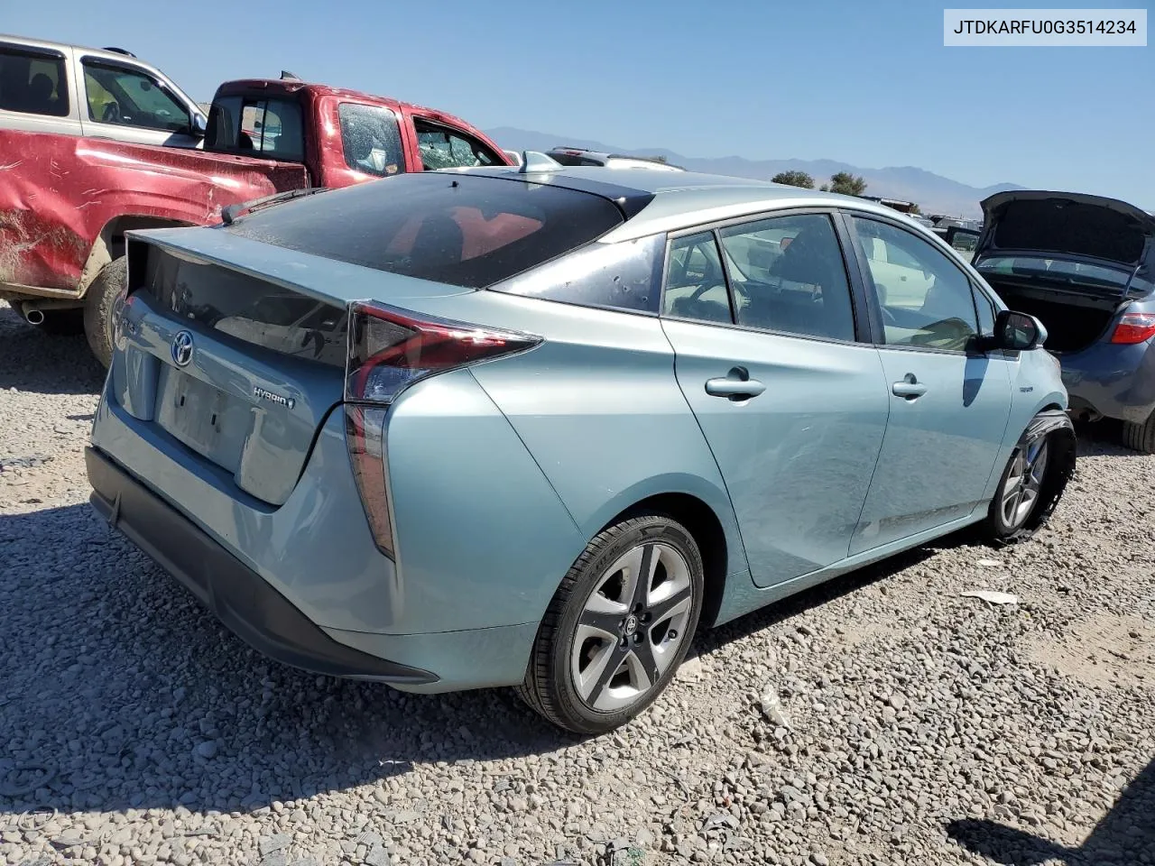 JTDKARFU0G3514234 2016 Toyota Prius