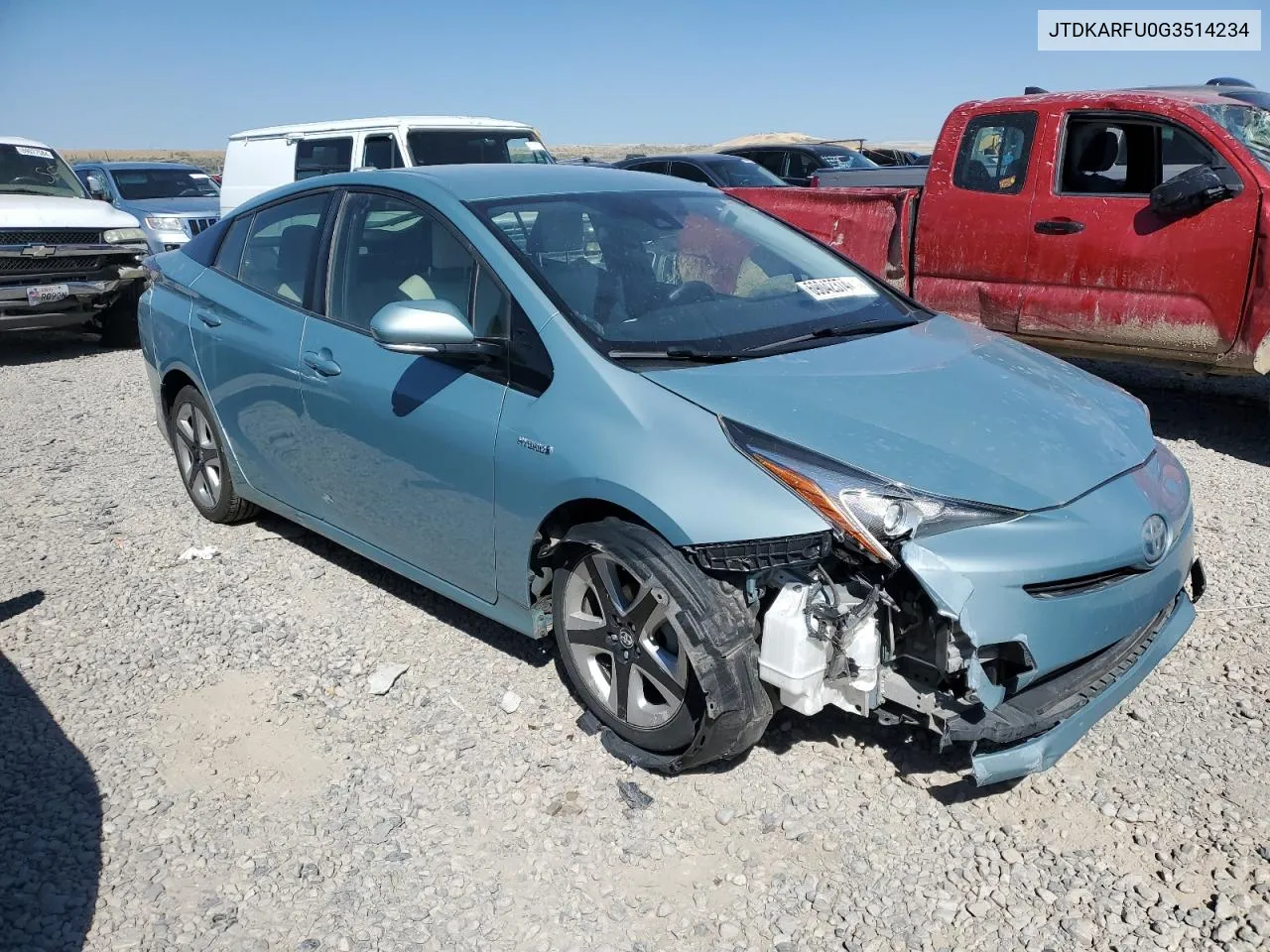 JTDKARFU0G3514234 2016 Toyota Prius