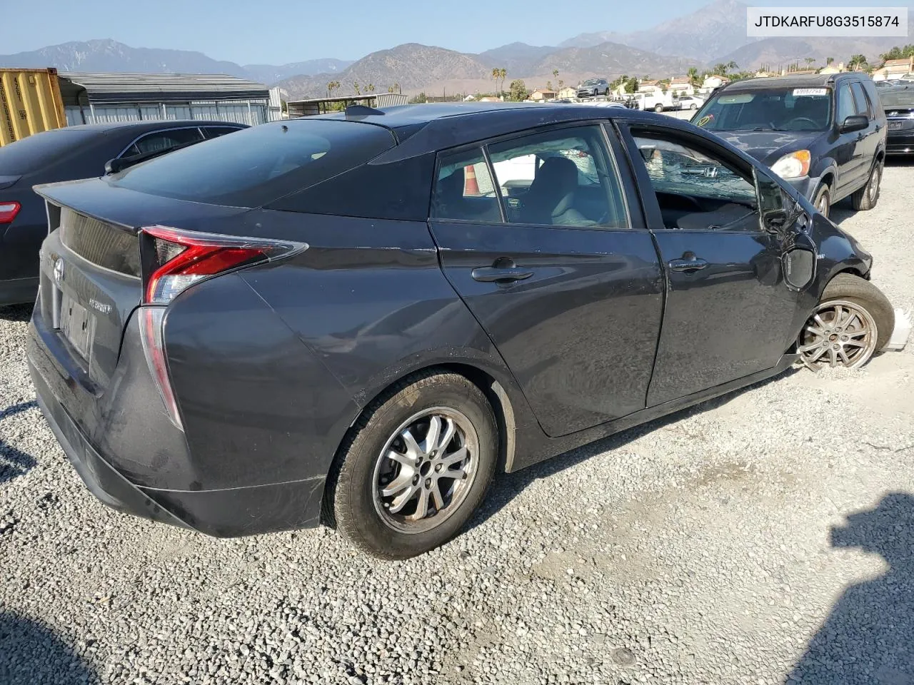 JTDKARFU8G3515874 2016 Toyota Prius