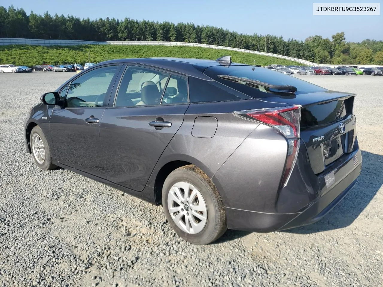 2016 Toyota Prius VIN: JTDKBRFU9G3523267 Lot: 69261334