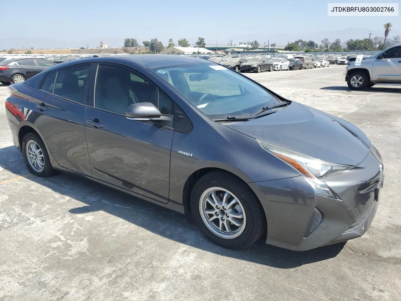 2016 Toyota Prius VIN: JTDKBRFU8G3002766 Lot: 69707064