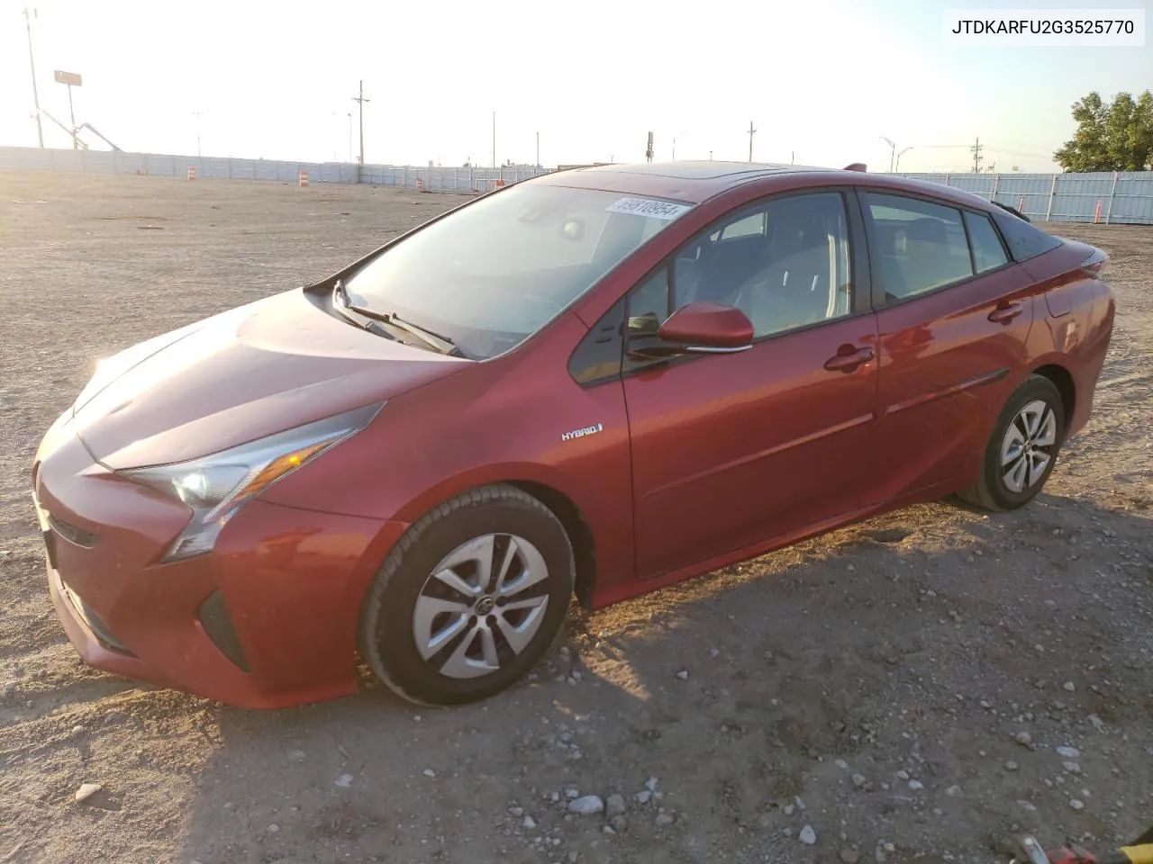 JTDKARFU2G3525770 2016 Toyota Prius