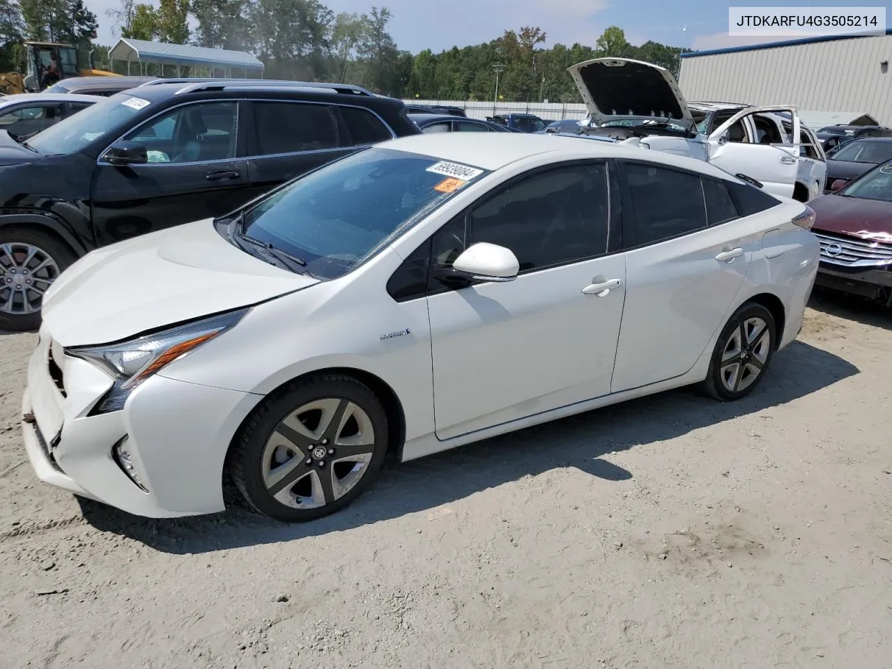 2016 Toyota Prius VIN: JTDKARFU4G3505214 Lot: 69939084