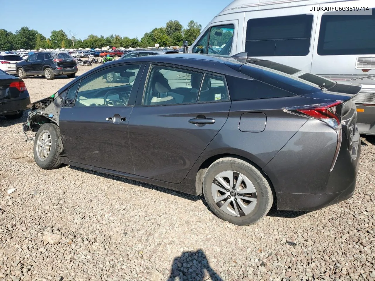 2016 Toyota Prius VIN: JTDKARFU6G3519714 Lot: 70023484