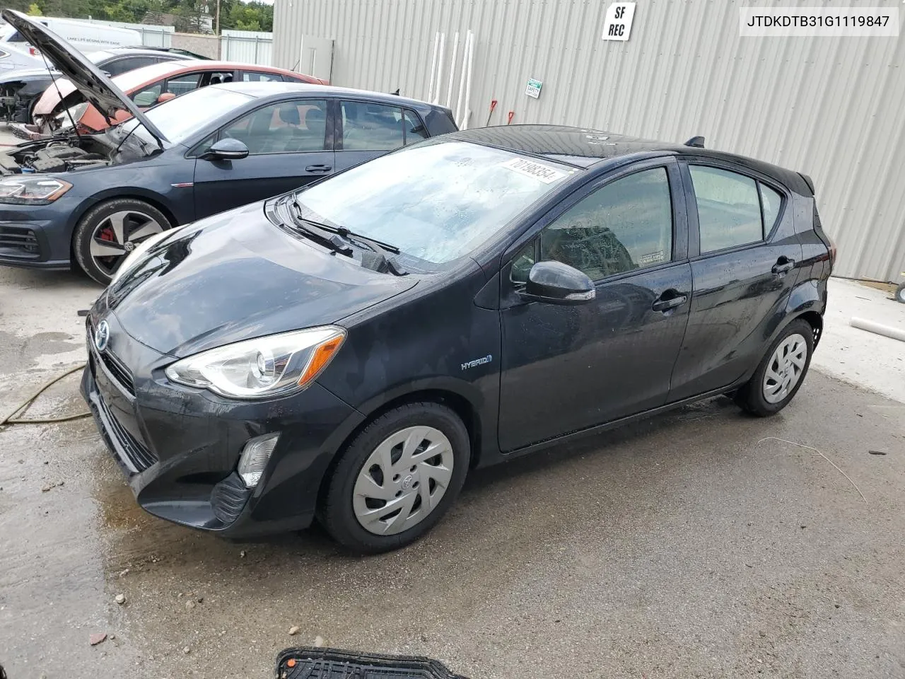 2016 Toyota Prius C VIN: JTDKDTB31G1119847 Lot: 70198354