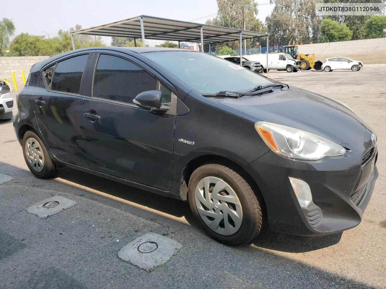 2016 Toyota Prius C VIN: JTDKDTB38G1120946 Lot: 70198394