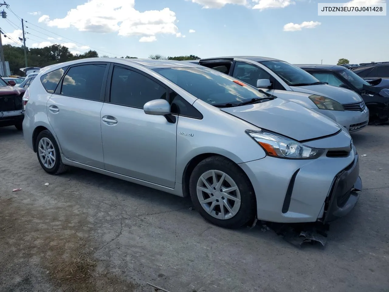 2016 Toyota Prius V VIN: JTDZN3EU7GJ041428 Lot: 70266454