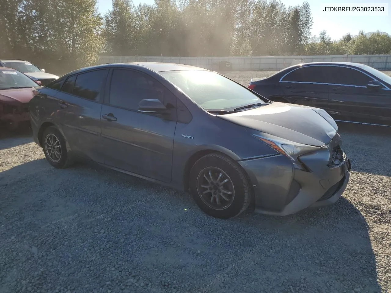 2016 Toyota Prius VIN: JTDKBRFU2G3023533 Lot: 70291114