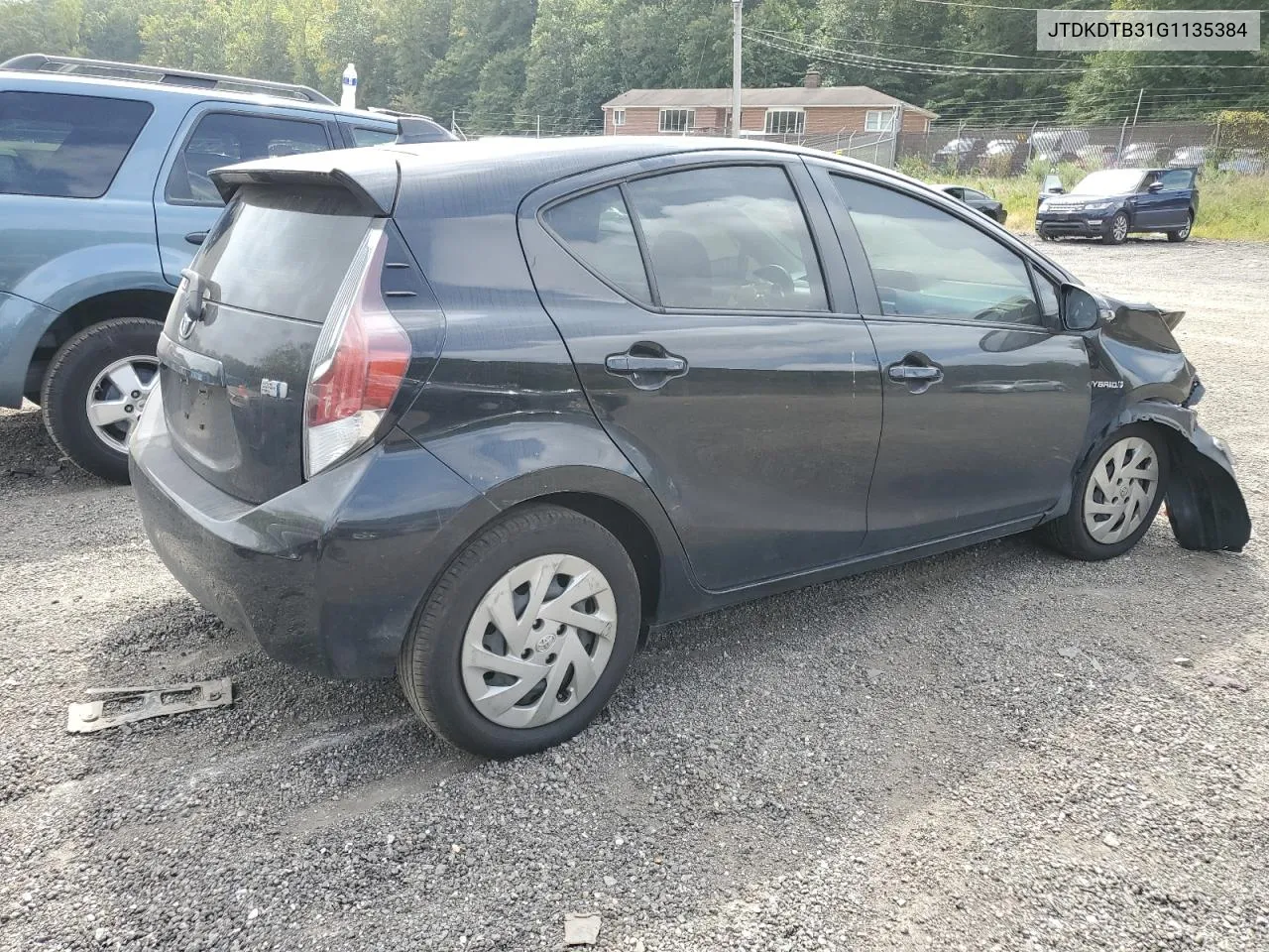 2016 Toyota Prius C VIN: JTDKDTB31G1135384 Lot: 70643734