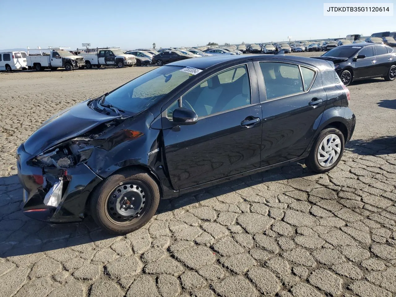 2016 Toyota Prius C VIN: JTDKDTB35G1120614 Lot: 70833064