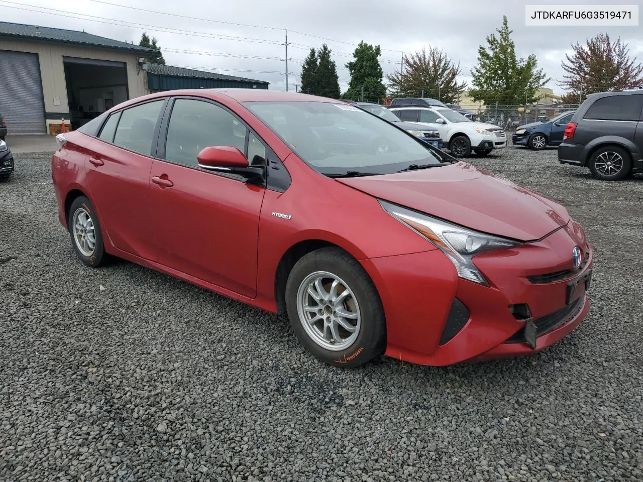 2016 Toyota Prius VIN: JTDKARFU6G3519471 Lot: 70887834