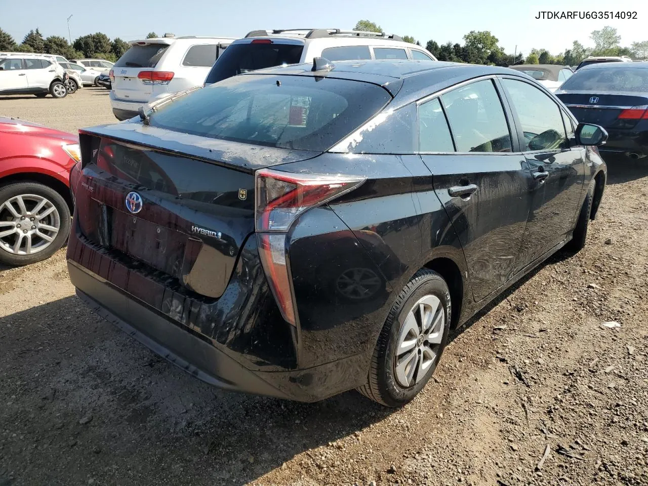 2016 Toyota Prius VIN: JTDKARFU6G3514092 Lot: 71024484