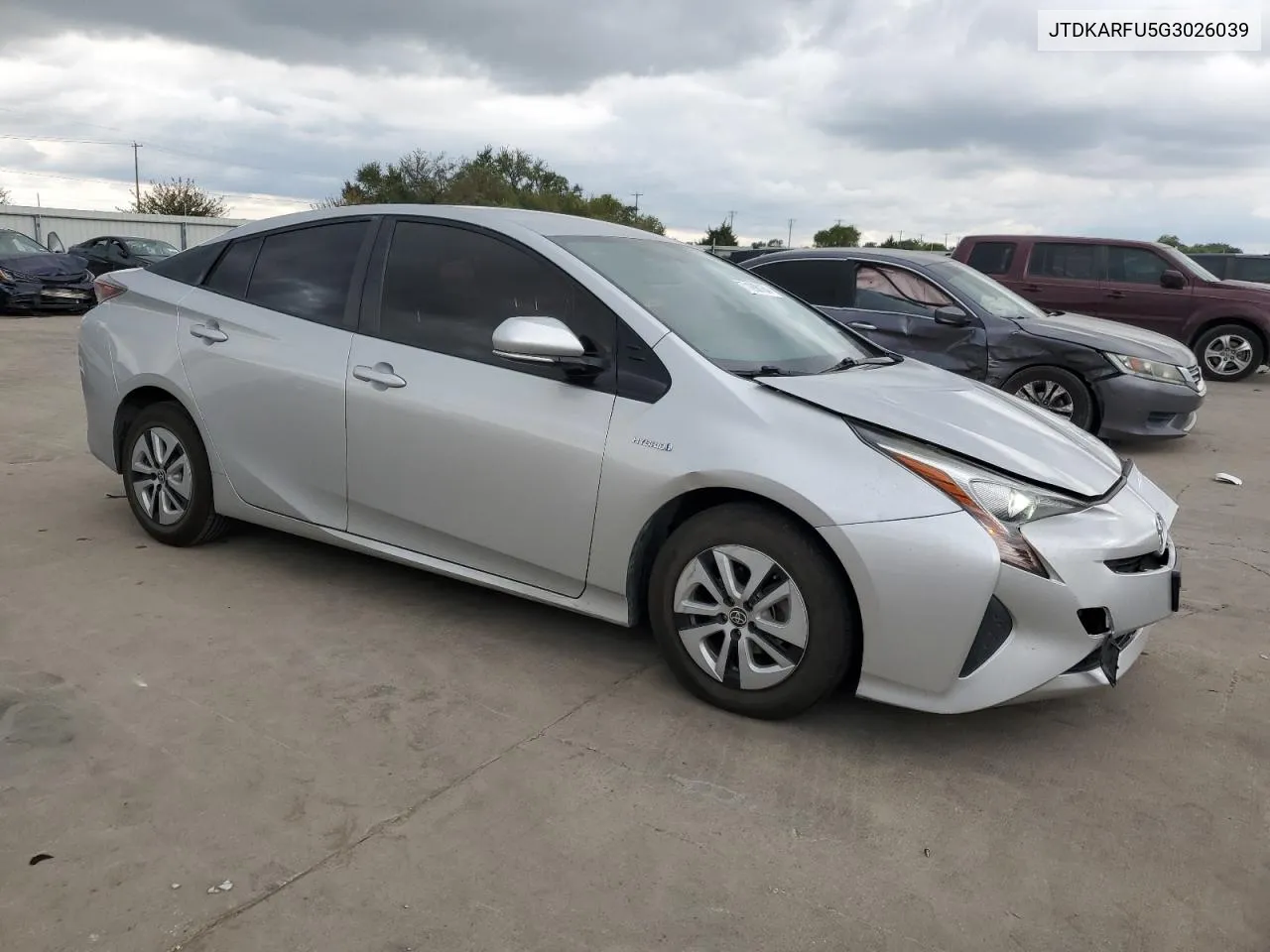 2016 Toyota Prius VIN: JTDKARFU5G3026039 Lot: 71268164