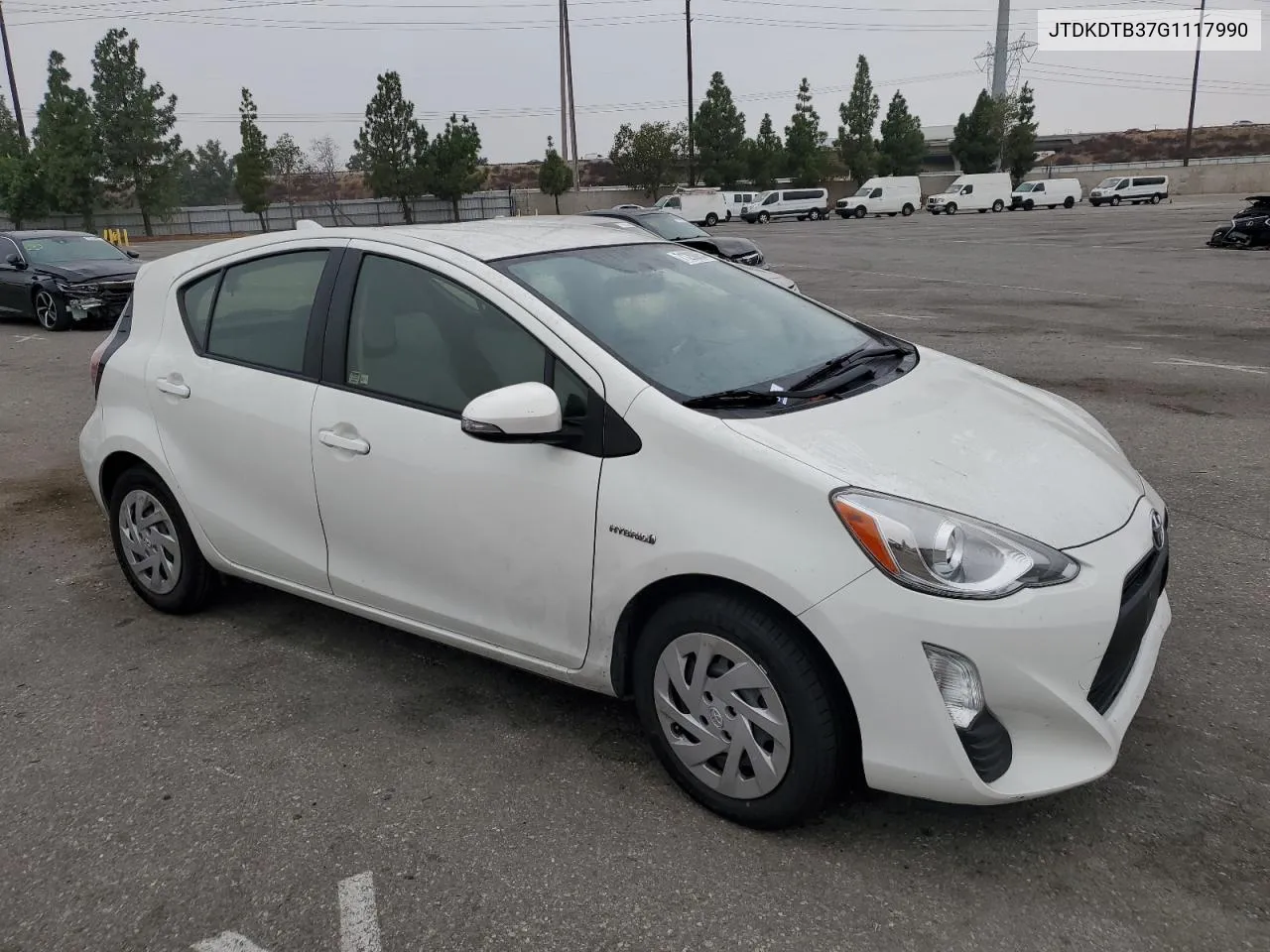 2016 Toyota Prius C VIN: JTDKDTB37G1117990 Lot: 71288854