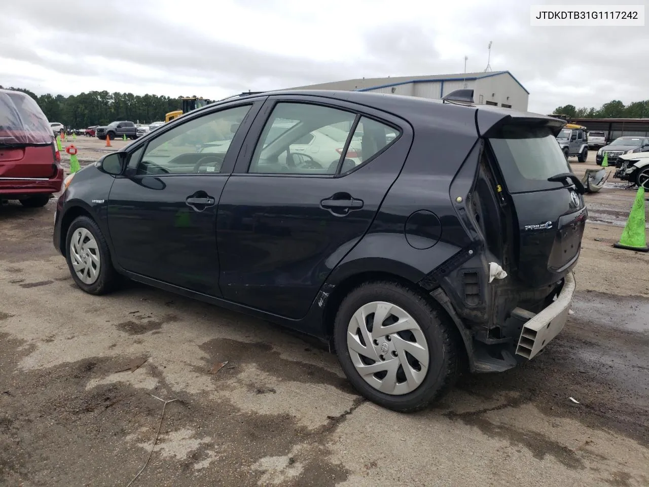 2016 Toyota Prius C VIN: JTDKDTB31G1117242 Lot: 71305284