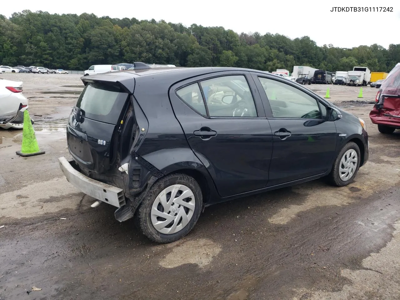 2016 Toyota Prius C VIN: JTDKDTB31G1117242 Lot: 71305284