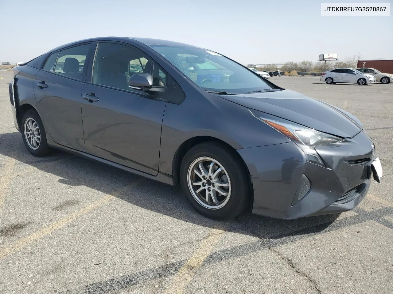 2016 Toyota Prius VIN: JTDKBRFU7G3520867 Lot: 71346244