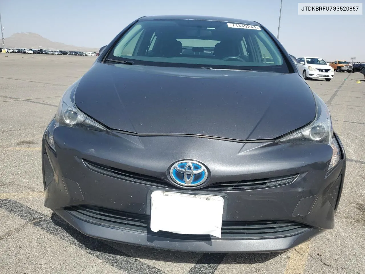 2016 Toyota Prius VIN: JTDKBRFU7G3520867 Lot: 71346244