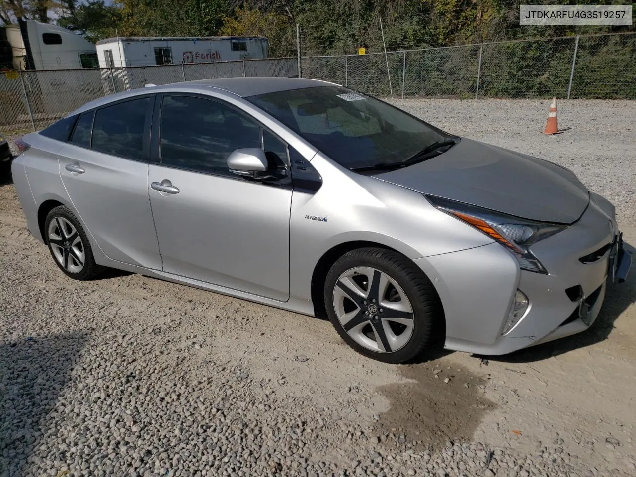 2016 Toyota Prius VIN: JTDKARFU4G3519257 Lot: 71393244