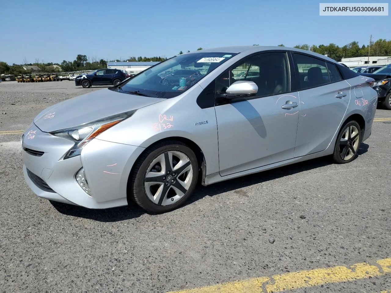 JTDKARFU5G3006681 2016 Toyota Prius