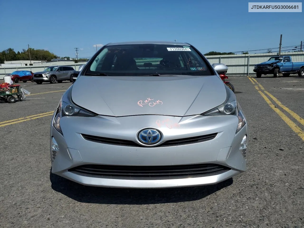 JTDKARFU5G3006681 2016 Toyota Prius