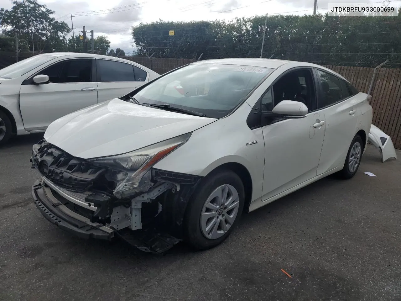 2016 Toyota Prius VIN: JTDKBRFU9G3000699 Lot: 71846674