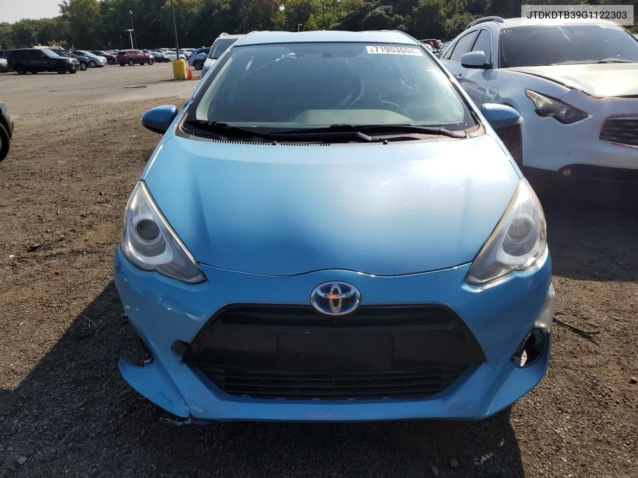 JTDKDTB39G1122303 2016 Toyota Prius C