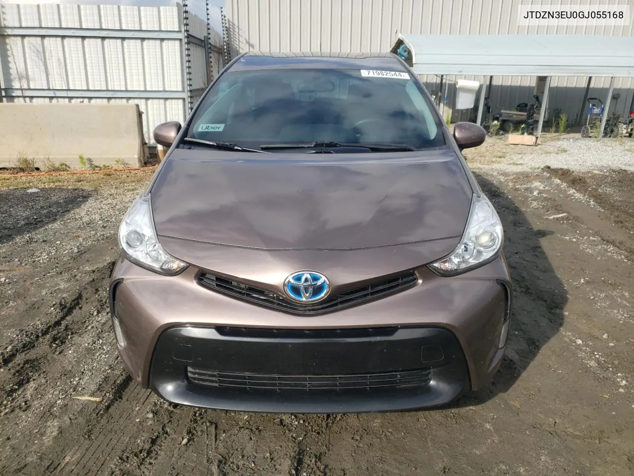 2016 Toyota Prius V VIN: JTDZN3EU0GJ055168 Lot: 71982544