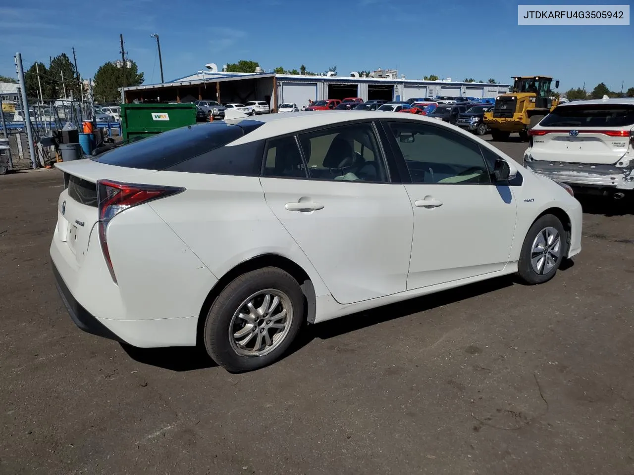 2016 Toyota Prius VIN: JTDKARFU4G3505942 Lot: 72168544