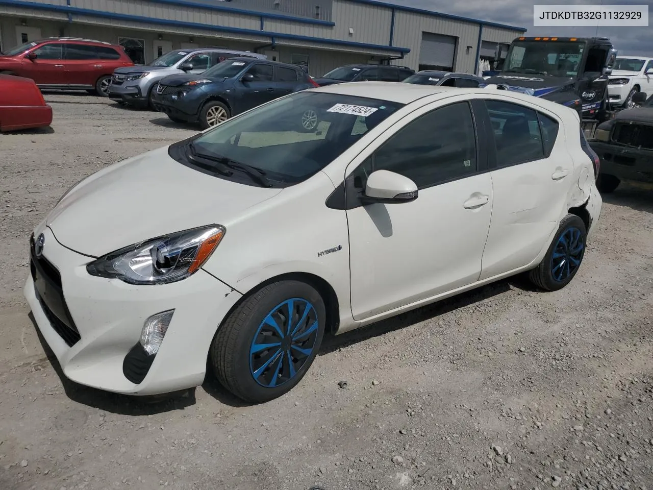 2016 Toyota Prius C VIN: JTDKDTB32G1132929 Lot: 72174524