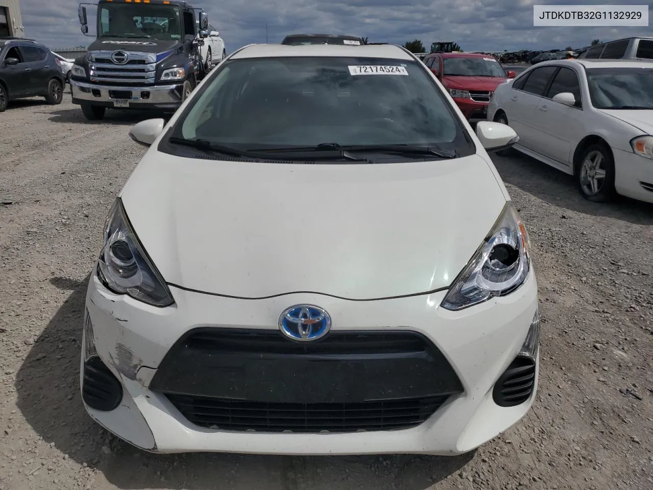 2016 Toyota Prius C VIN: JTDKDTB32G1132929 Lot: 72174524