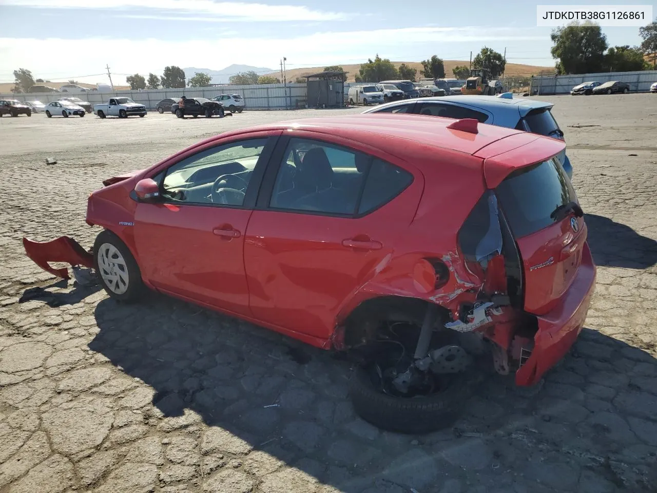 JTDKDTB38G1126861 2016 Toyota Prius C