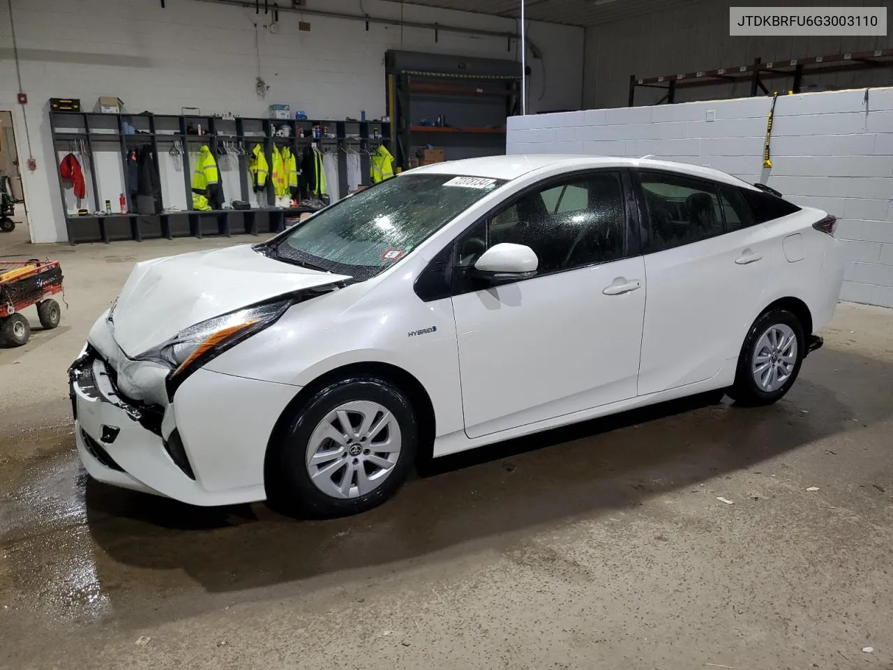 2016 Toyota Prius VIN: JTDKBRFU6G3003110 Lot: 72378134