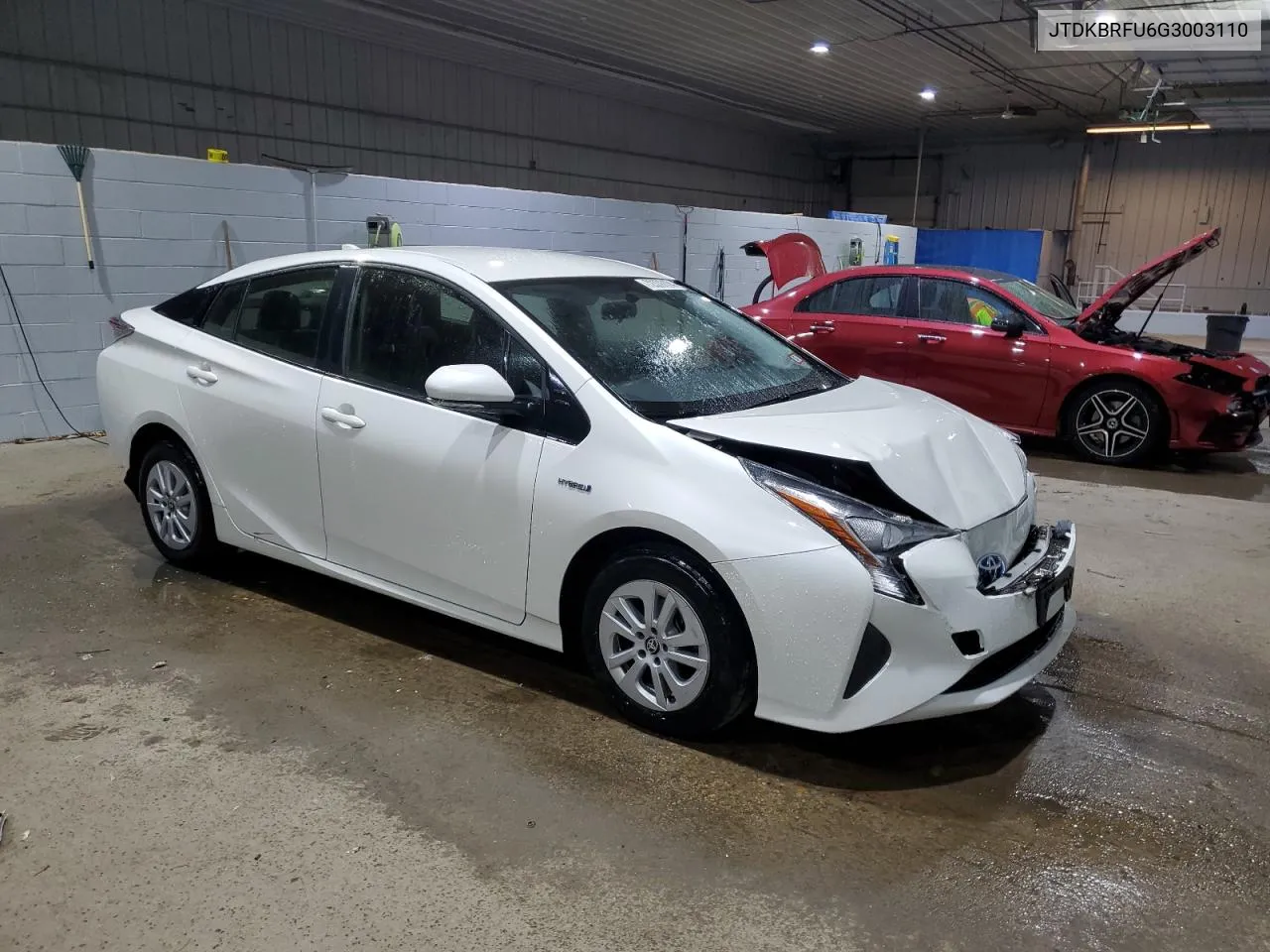 2016 Toyota Prius VIN: JTDKBRFU6G3003110 Lot: 72378134