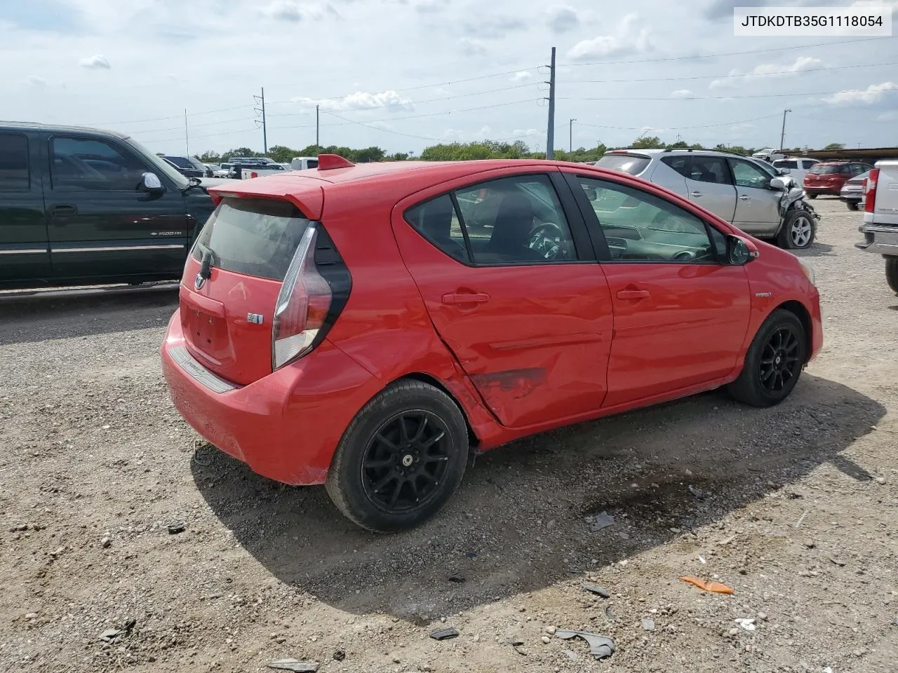 2016 Toyota Prius C VIN: JTDKDTB35G1118054 Lot: 72437324