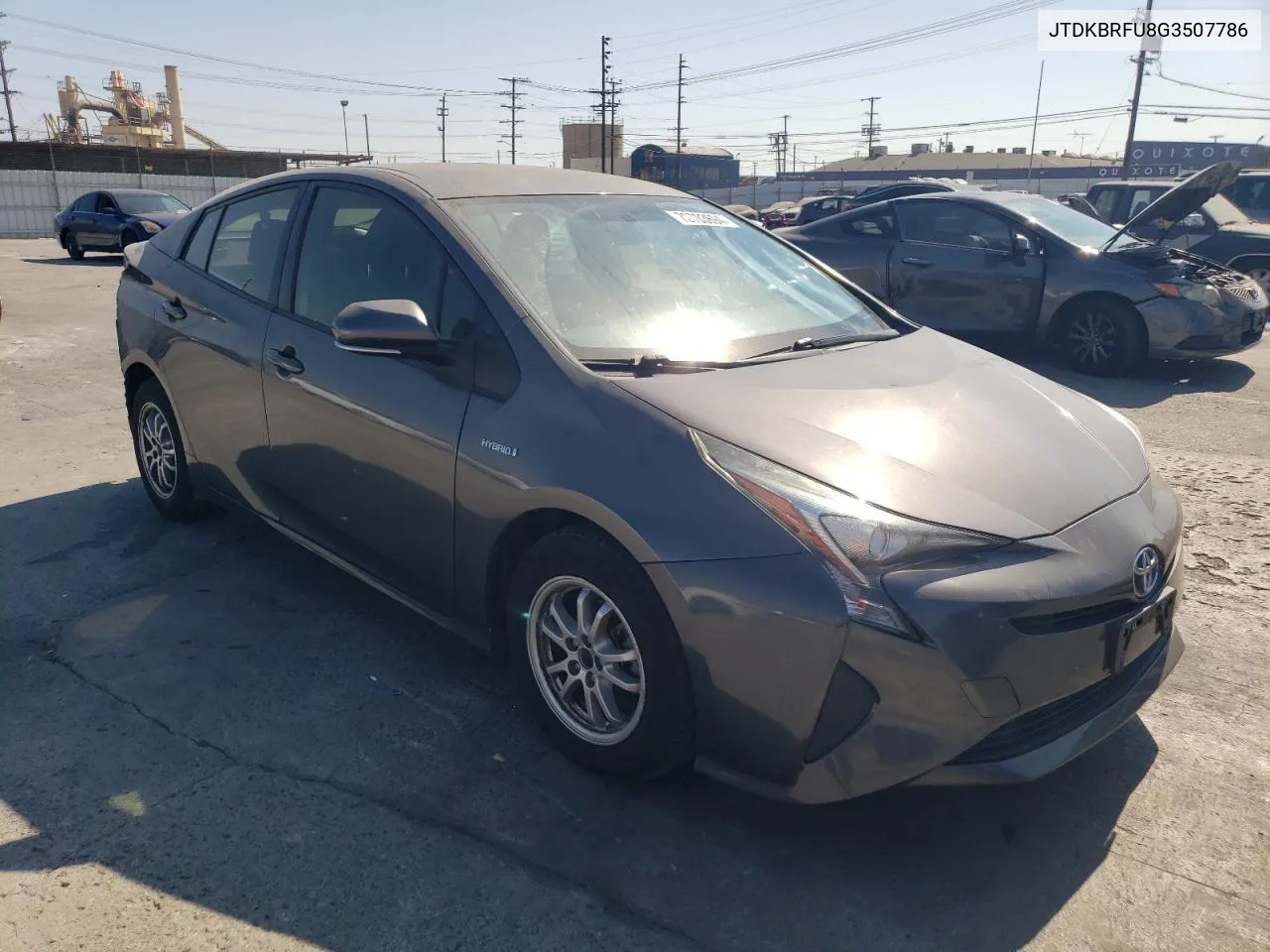 2016 Toyota Prius VIN: JTDKBRFU8G3507786 Lot: 72703694