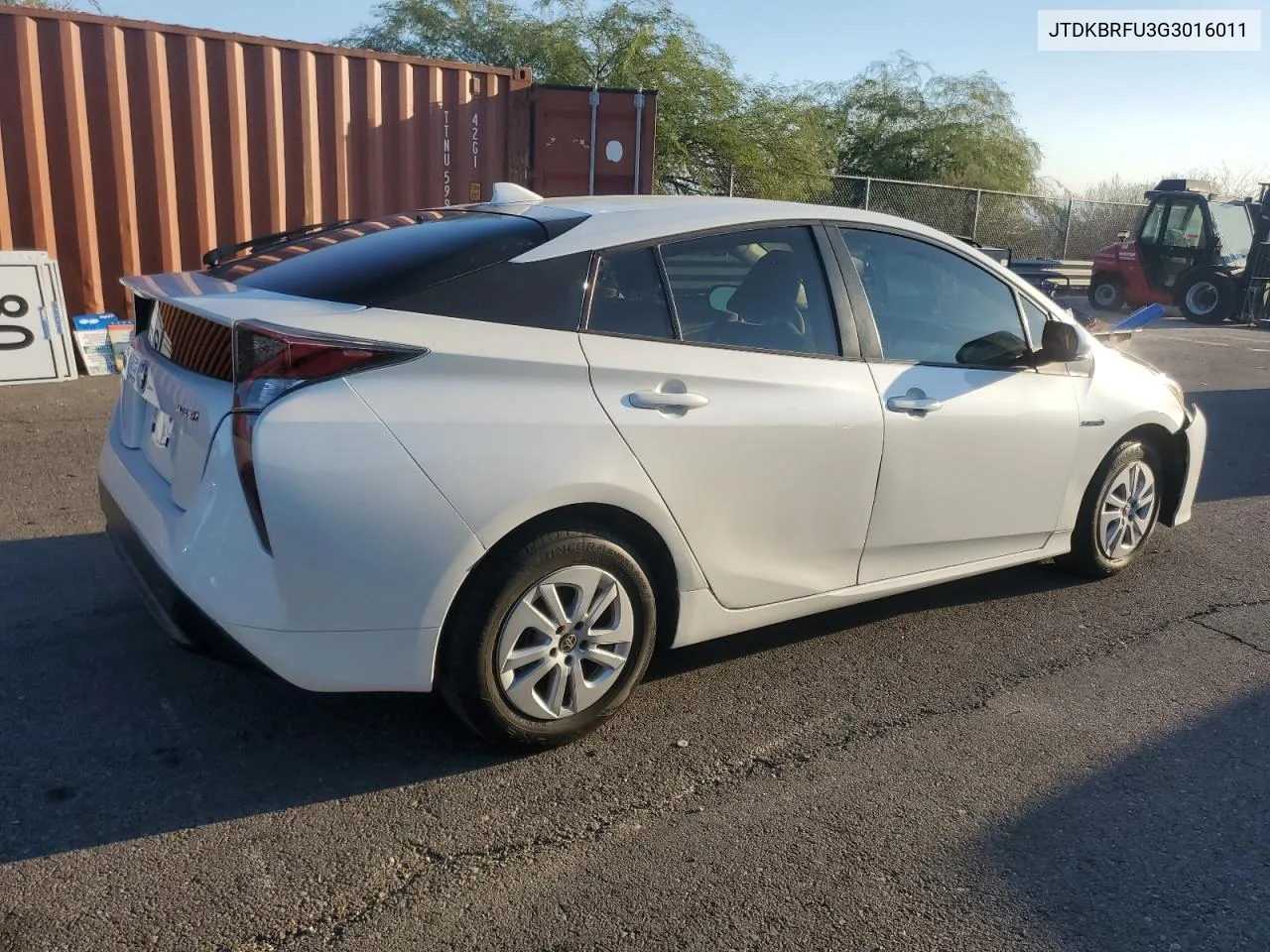 2016 Toyota Prius VIN: JTDKBRFU3G3016011 Lot: 72706784