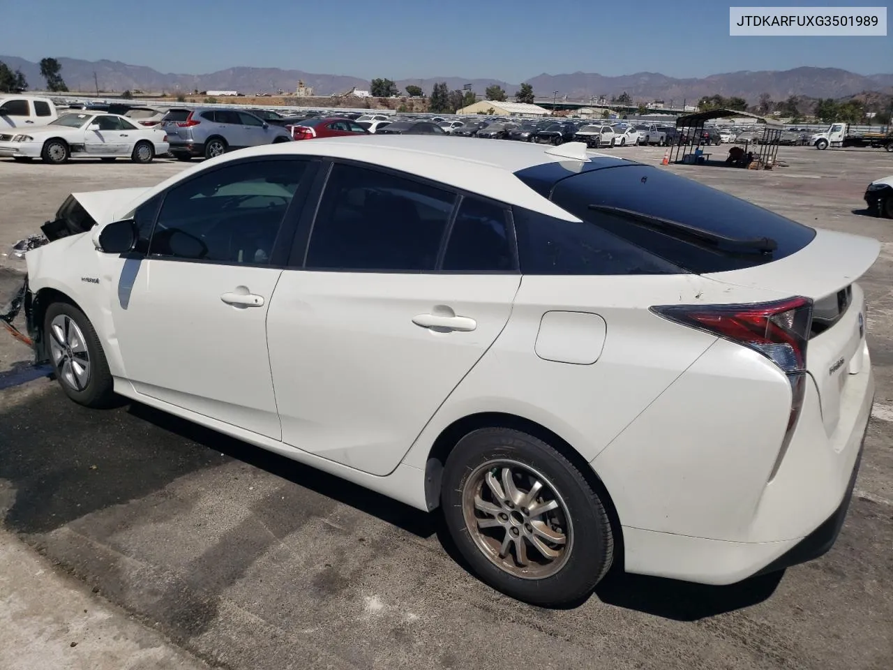 2016 Toyota Prius VIN: JTDKARFUXG3501989 Lot: 72856474