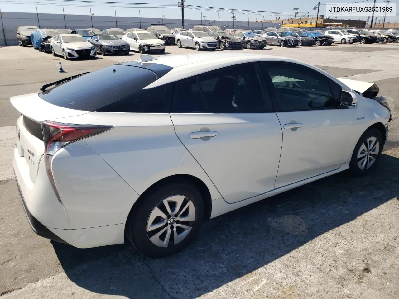 2016 Toyota Prius VIN: JTDKARFUXG3501989 Lot: 72856474